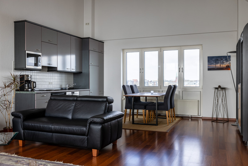 Foto 4 Ferienwohnung Ostfriesland Wilhelmshaven Exklusives Penthouse am Südstrand mit Dachterrasse & Meerblick | Wohnung 37 (Objekt 60563) Urlaub