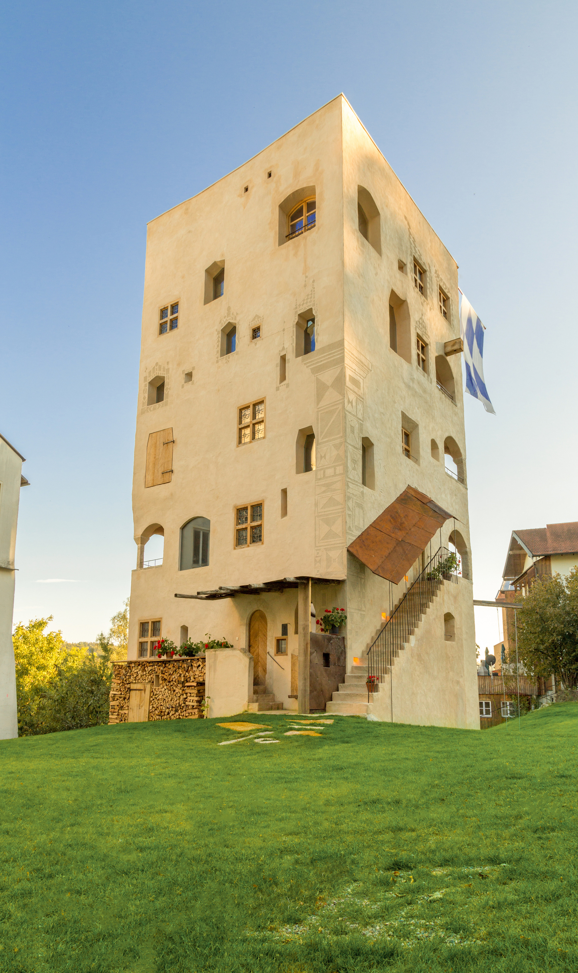 Hofmarkstubn im Turm zu Schloss Schedling Ferienwohnung  Chiemgau