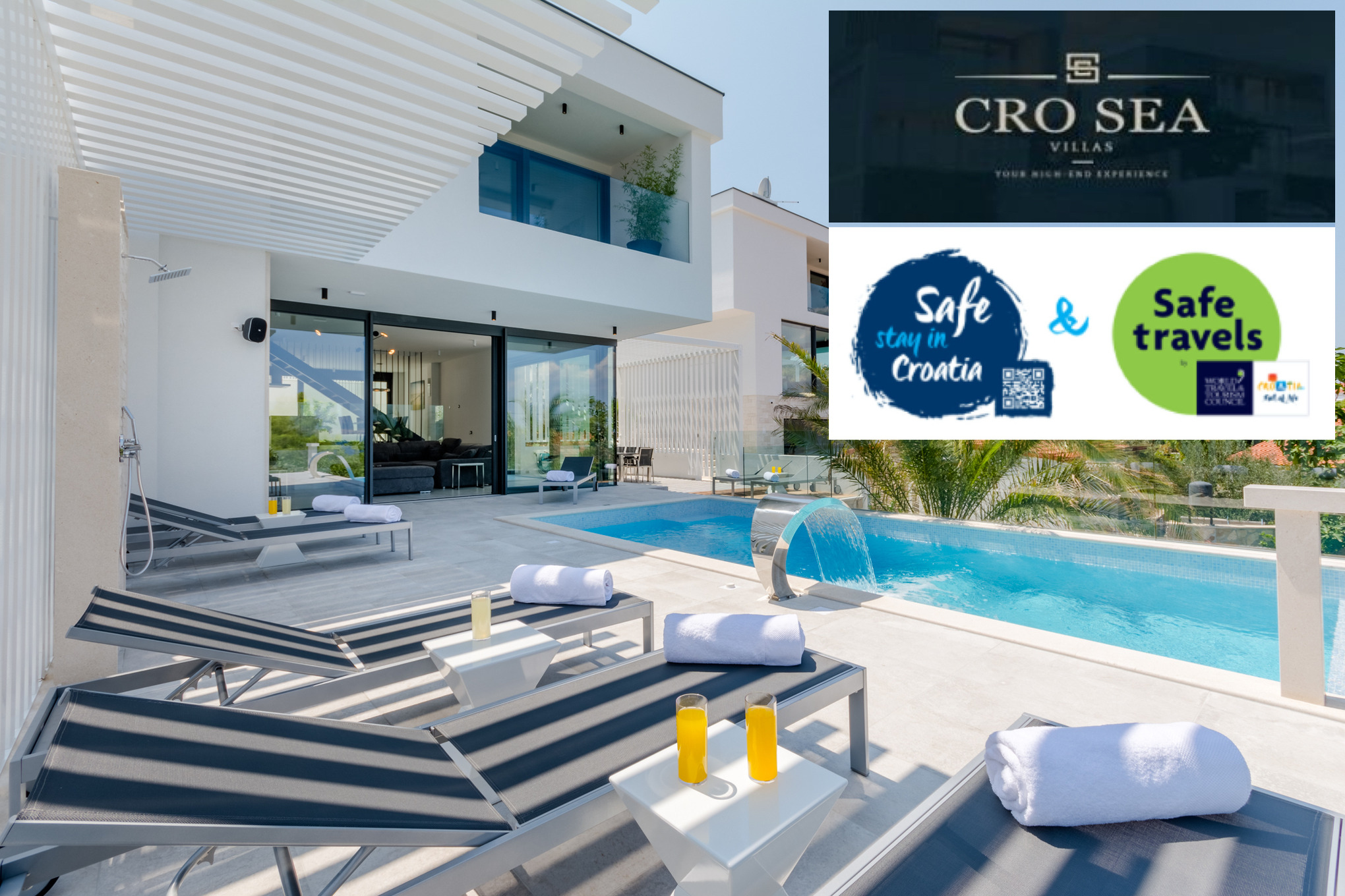 Luxury "Villa Pax" with heated infinity- Ferienhaus  kroatische Inseln