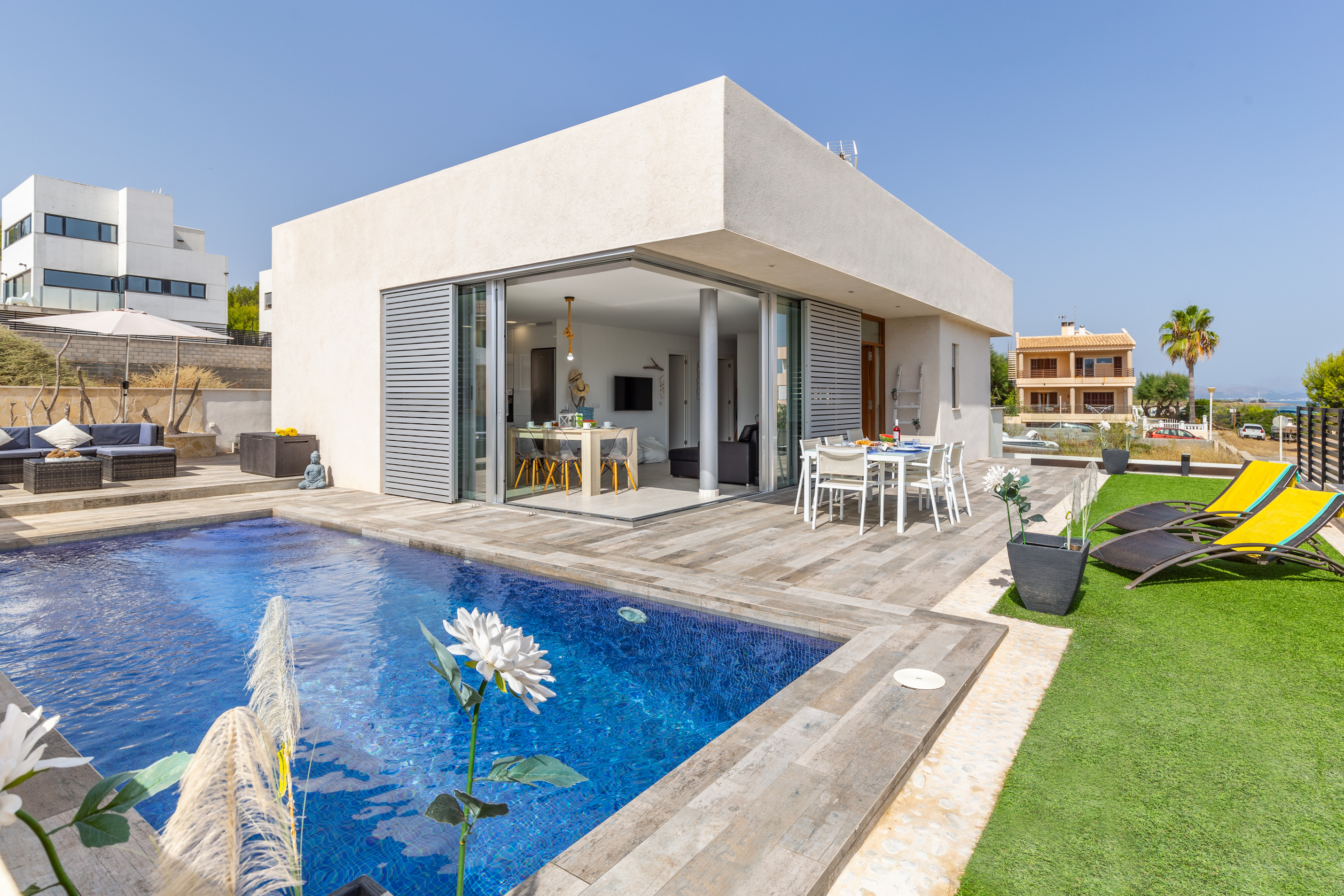 Modern boutique style Villa with pool Son Serra Ferienhaus  Mallorca Nord