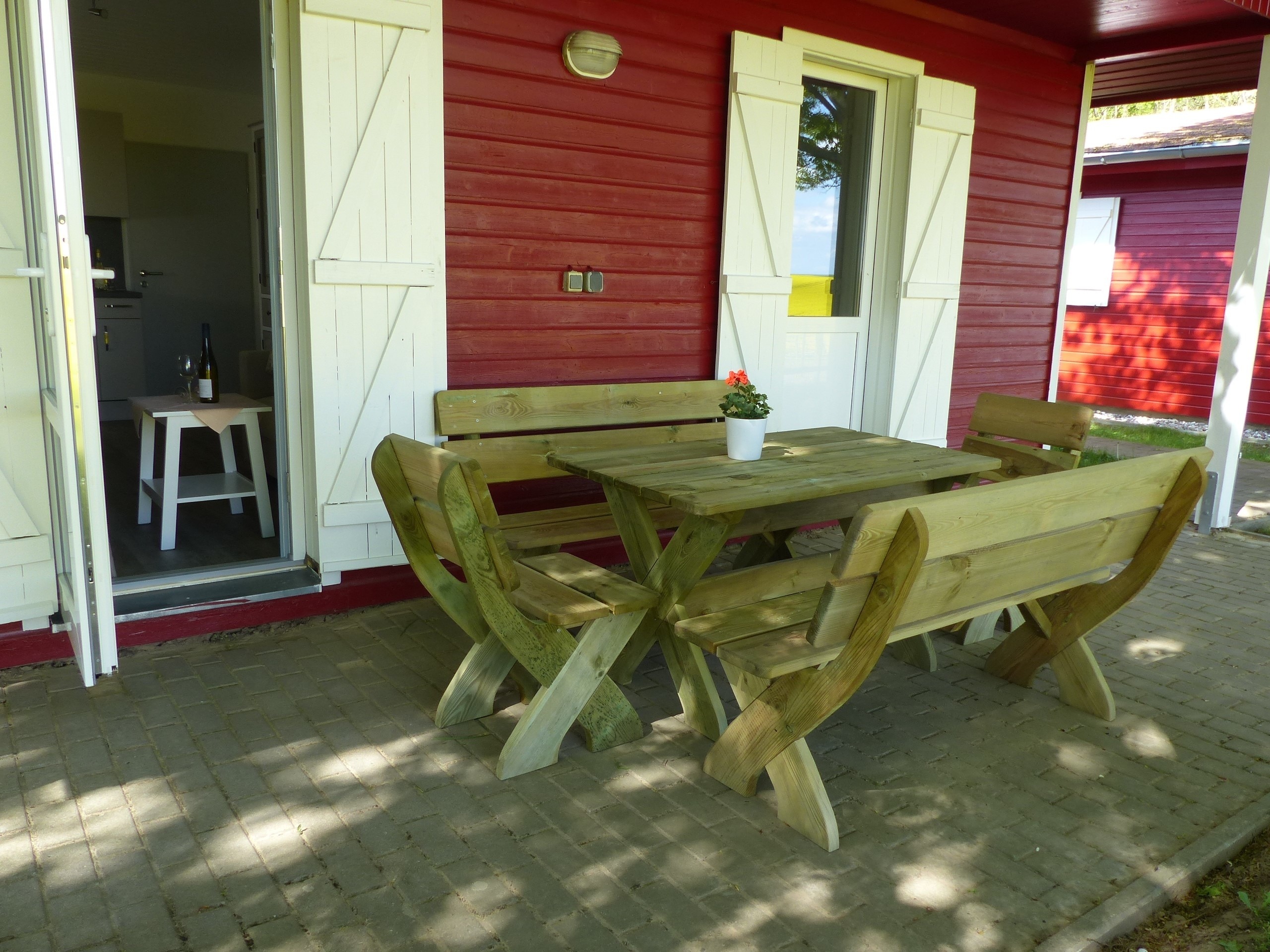 Bernsteinreiter Erlebnishof Barth, Blockhütte  in Barth