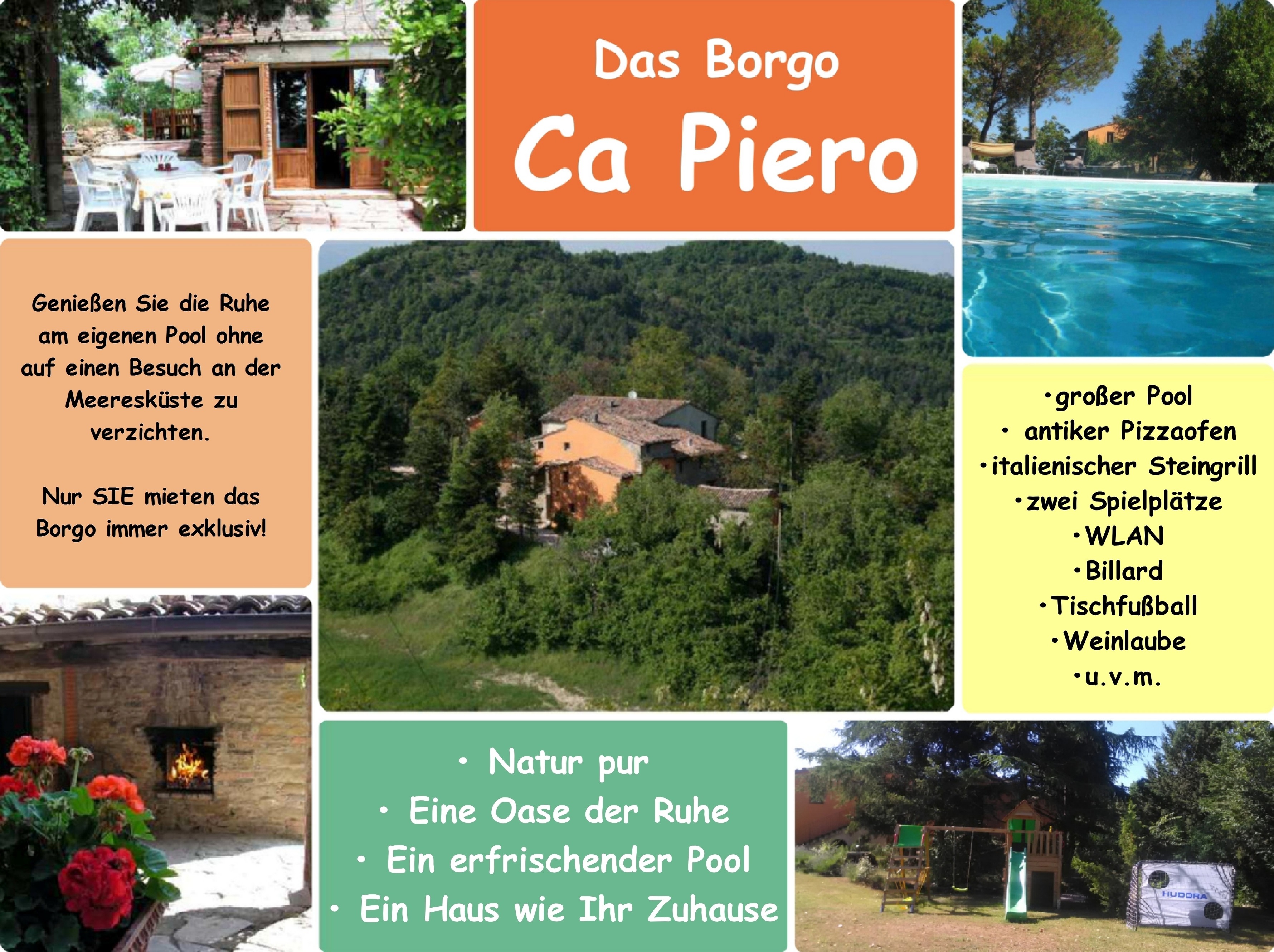 Ferienhaus Ca Piero mit Pool bis 12 Personen Ferienhaus 