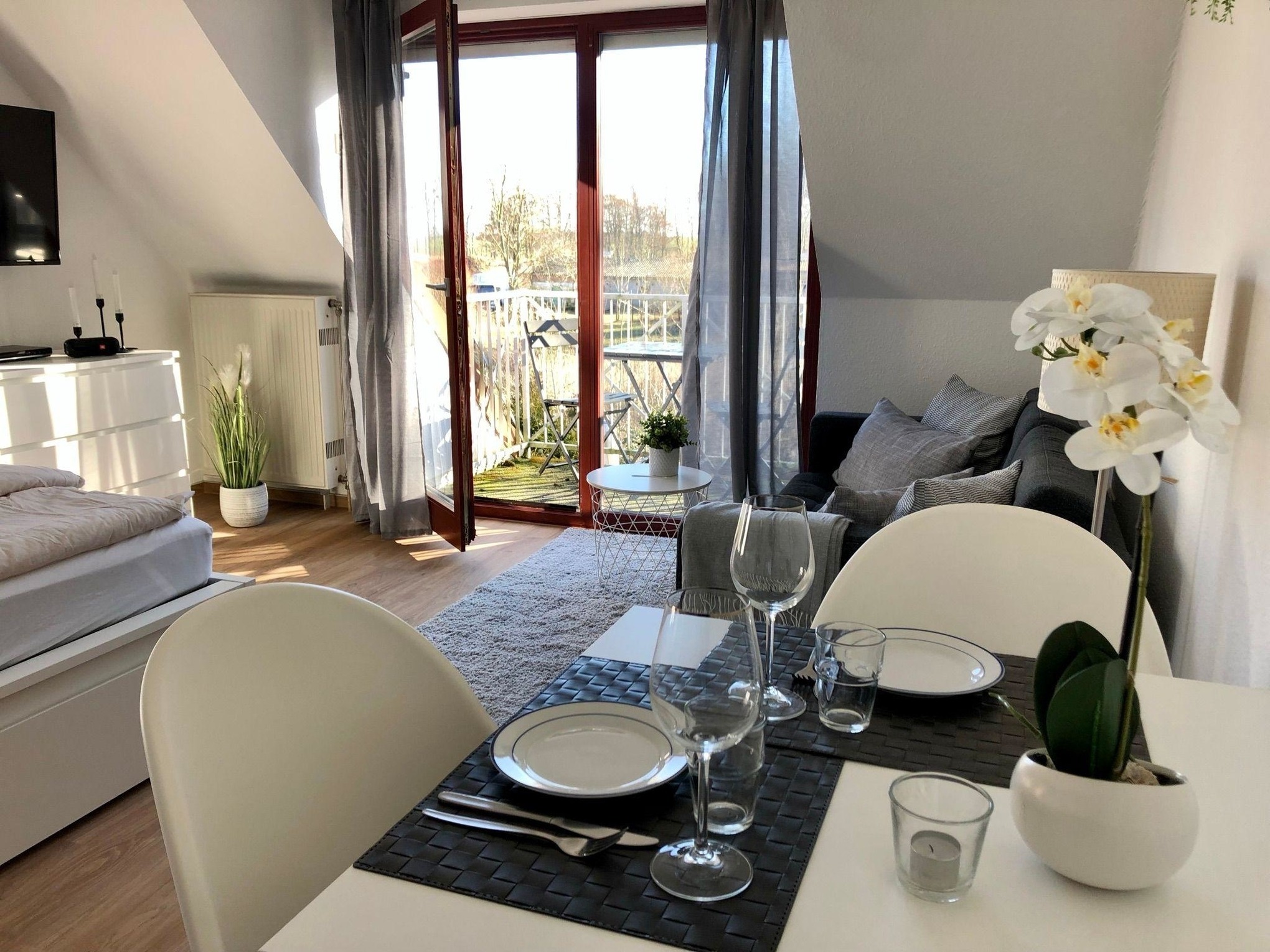 Ferienwohnung "Mary Poppins" mit Balkon  Ferienwohnung in Gustow