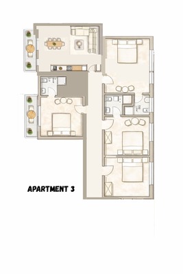 Foto 2 Ferienwohnung Ostfriesland Neuharlingersiel & Umgebung Appartement 3 (Objekt 108221) suchen