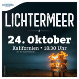 Lichtermeer  - ein magischer Abend am Ostseestrand
