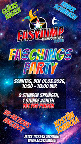 Faschingsparty 2026 - im EasyJump Trampolinpark!
