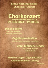 Chorkonzert der Chorgemeinschaft Neustadt