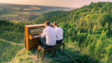 Picknick-Konzert mit dem Pianisten-Duo "Be-flügelt"