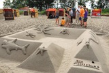 Sandburgen Wettbewerb für Groß und Klein