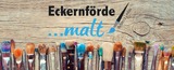 Eckernf&ouml;rde Malt - Motiv: Strukturpaste und Meer