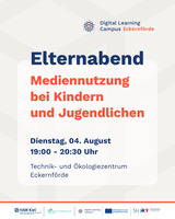 Elternabend: Mediennutzung