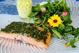 Fischbuffet an der Elbe und Lüneburg