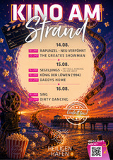 Open Air Kino am Strand