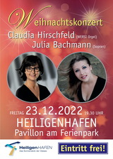 "Weihnachtskonzert mit Claudia Hirschfeld und Julia Bachmann"