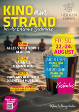 Open Air Kino am Strand