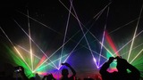 Imposante Lasershow im Kurpark